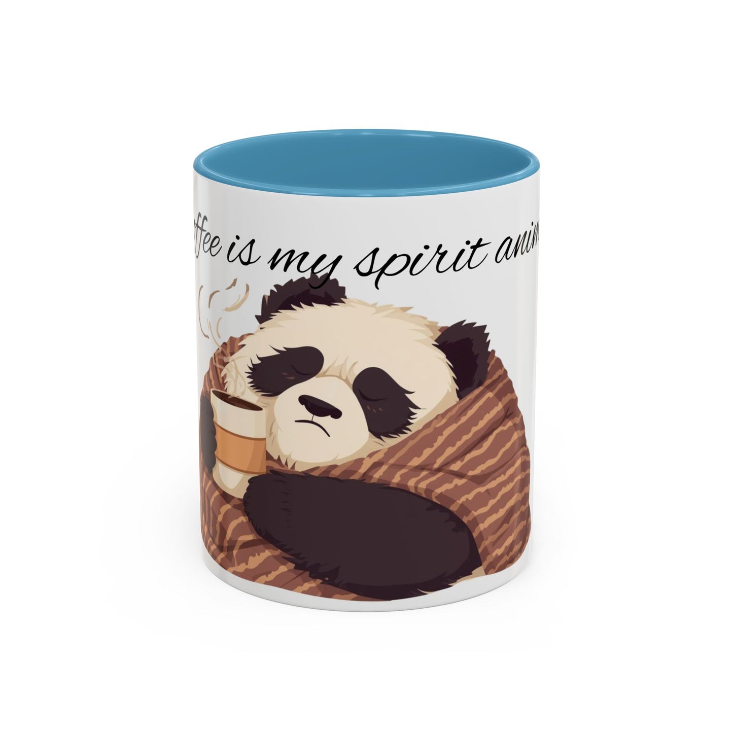 Panda Spirit Mug - Cute Coffee Cup for Animal Lovers, Cozy Home Decor, Gift Idea for Birthdays, Holidays, Coffee Enthusiasts