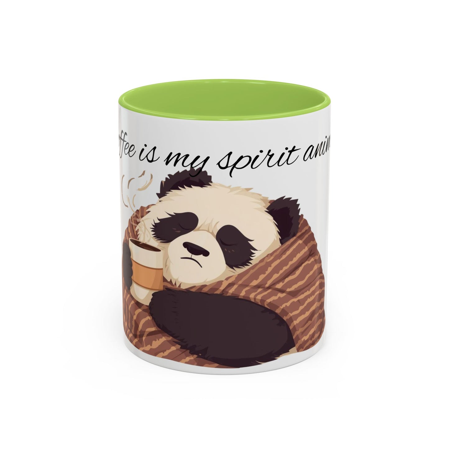 Panda Spirit Mug - Cute Coffee Cup for Animal Lovers, Cozy Home Decor, Gift Idea for Birthdays, Holidays, Coffee Enthusiasts