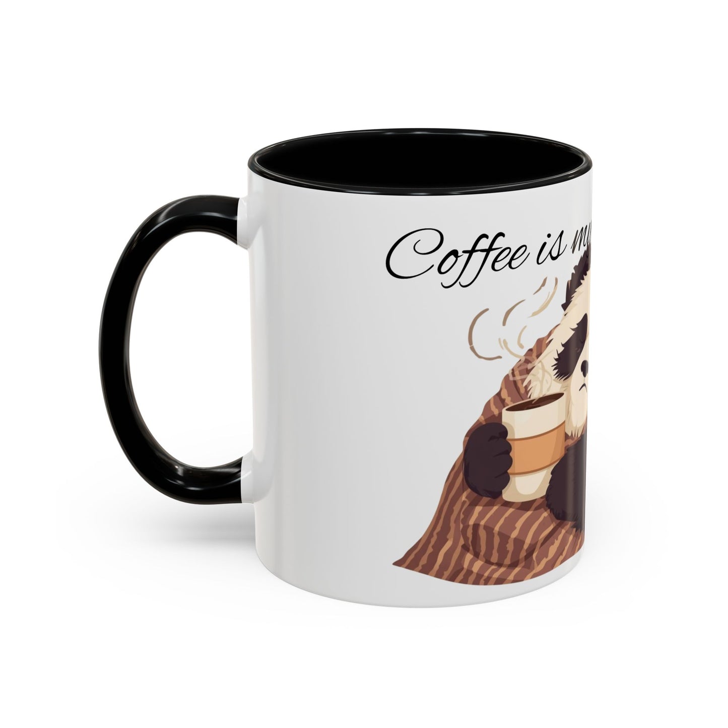 Panda Spirit Mug - Cute Coffee Cup for Animal Lovers, Cozy Home Decor, Gift Idea for Birthdays, Holidays, Coffee Enthusiasts