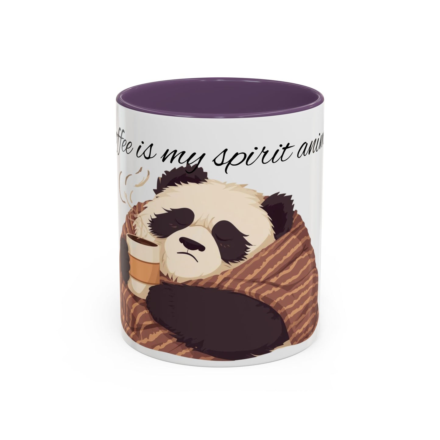 Panda Spirit Mug - Cute Coffee Cup for Animal Lovers, Cozy Home Decor, Gift Idea for Birthdays, Holidays, Coffee Enthusiasts