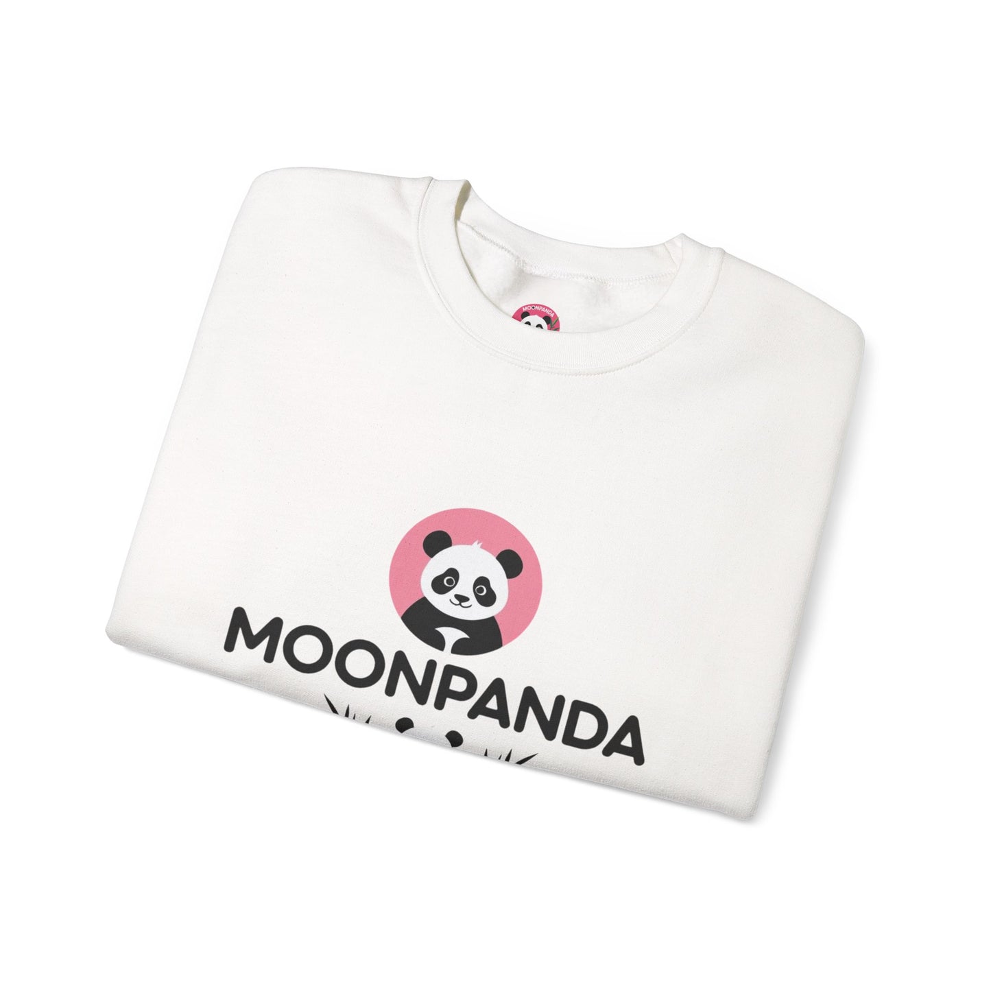 Panda Crewneck Sweatshirt with Bamboo Design for Men and Women