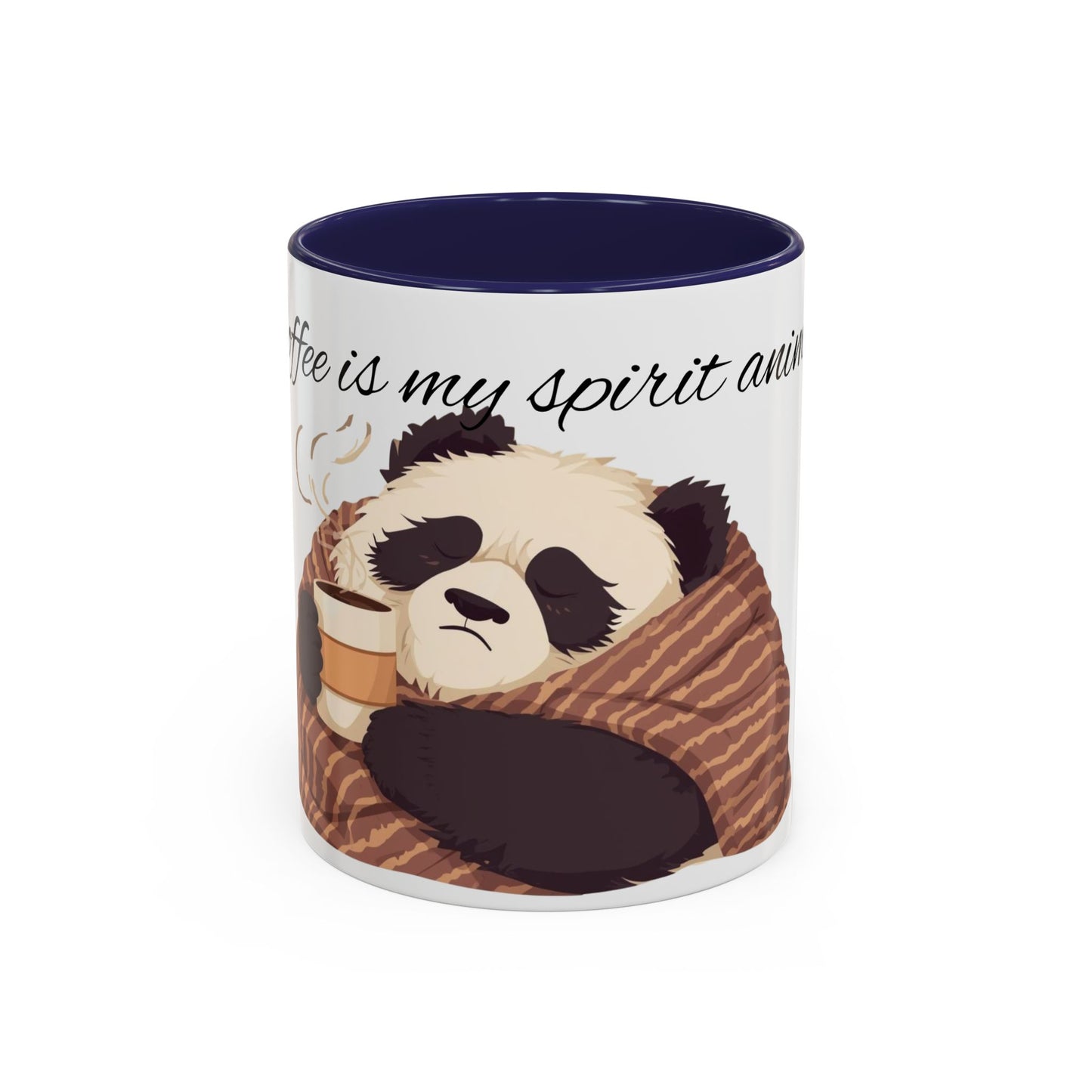 Panda Spirit Mug - Cute Coffee Cup for Animal Lovers, Cozy Home Decor, Gift Idea for Birthdays, Holidays, Coffee Enthusiasts