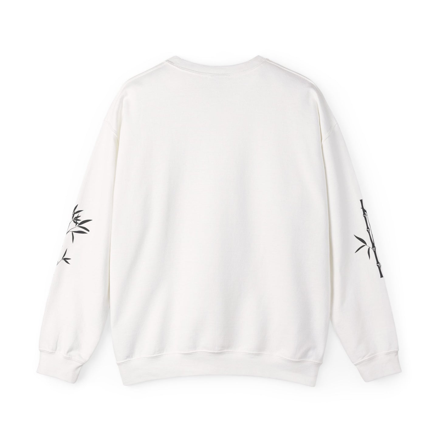 Panda Crewneck Sweatshirt with Bamboo Design for Men and Women