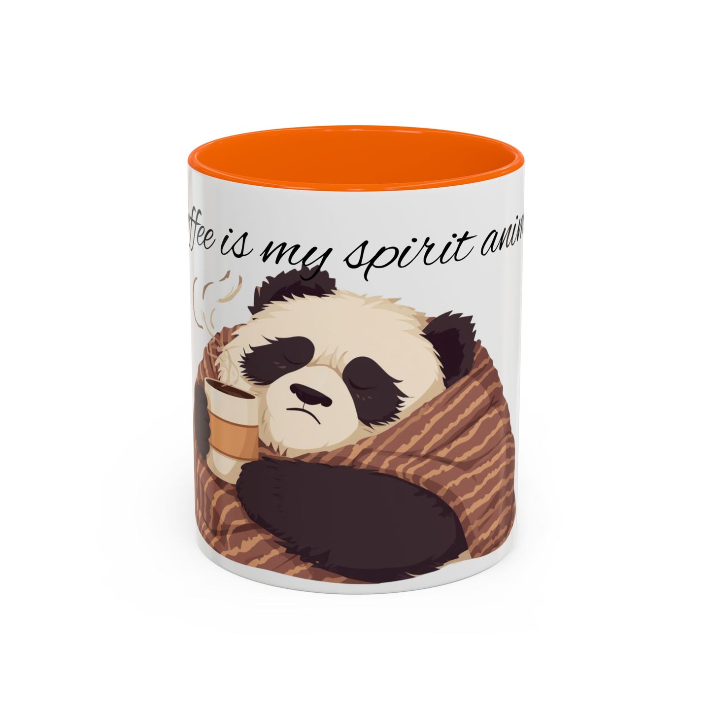 Panda Spirit Mug - Cute Coffee Cup for Animal Lovers, Cozy Home Decor, Gift Idea for Birthdays, Holidays, Coffee Enthusiasts