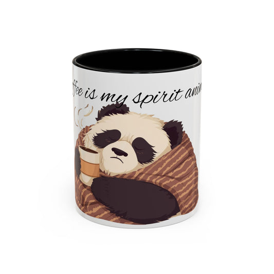 Panda Spirit Mug - Cute Coffee Cup for Animal Lovers, Cozy Home Decor, Gift Idea for Birthdays, Holidays, Coffee Enthusiasts